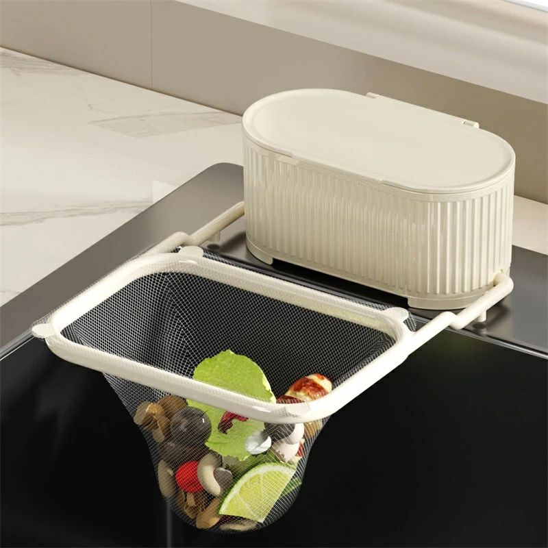 【P2倍！1680→実質1646円 11/11まで】水切りネットホルダー 水切りラック キッチンドレイン 四角コーナー 水切りネット 省スペース ラック おしゃれ 水槽 水切りラック ゴミ受け 台所 キッチン キッチン雑貨 生ごみスタンド 本体 ネットなし
