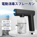 【P5倍!3380→実質3211円 10/27まで】自動消毒器 電動消毒スプレーガン 自動 充電式 アイテム 除菌バスター ナノ噴霧 USB充電式 噴水量調整可能 ライト噴霧器 自動消毒液噴霧器 除菌