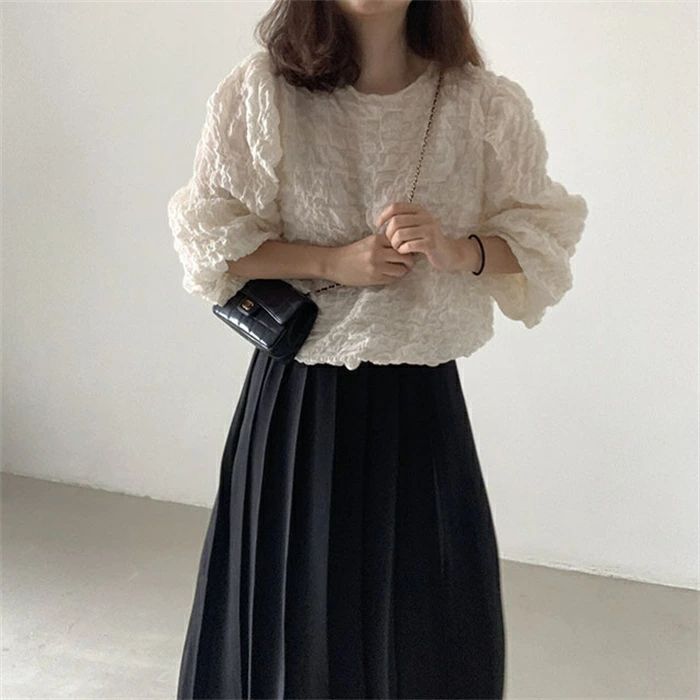 【3380円→実質3312円 P2利用! 11/27 01:59迄】ブラウス レディース 春 夏 秋 シャツブラウス 長袖 おしゃれ カットソー フェミニン 着回し 体型カバー ゆったり シンプル おしゃれ 大人 カジュアル 着・せ こなれ感 韓国風 通勤OL 20代 30代 40代 50代 Tシャツ