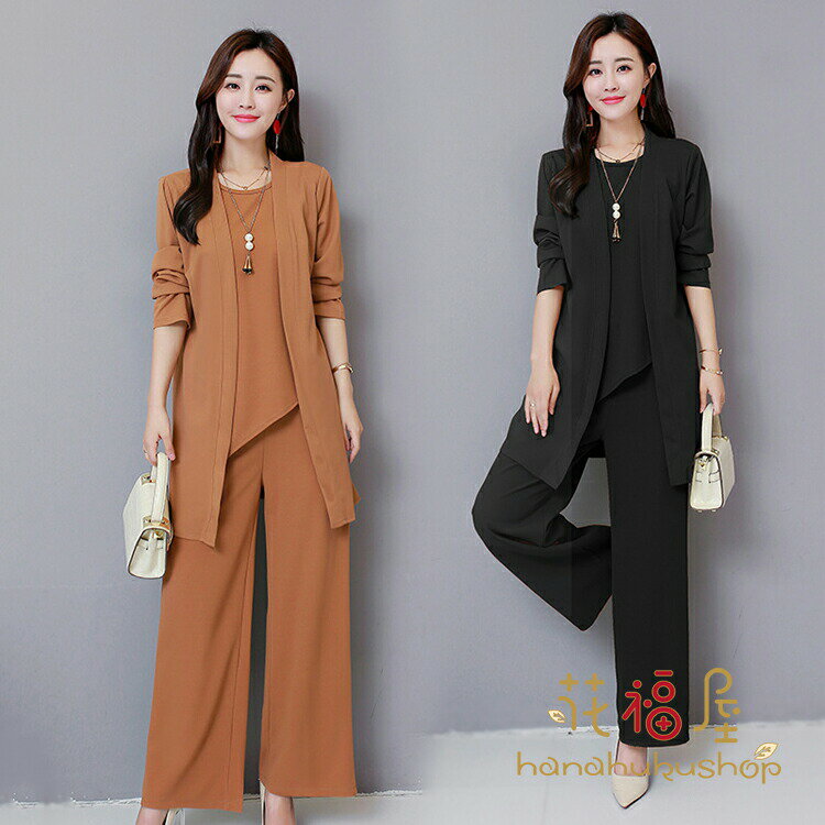 【半額!スーパーSALE】セットアップ レディース 春秋 40代 30代 カジュアル トップス ガウチョパンツ 大きいサイズ おしゃれ 上品 着痩..