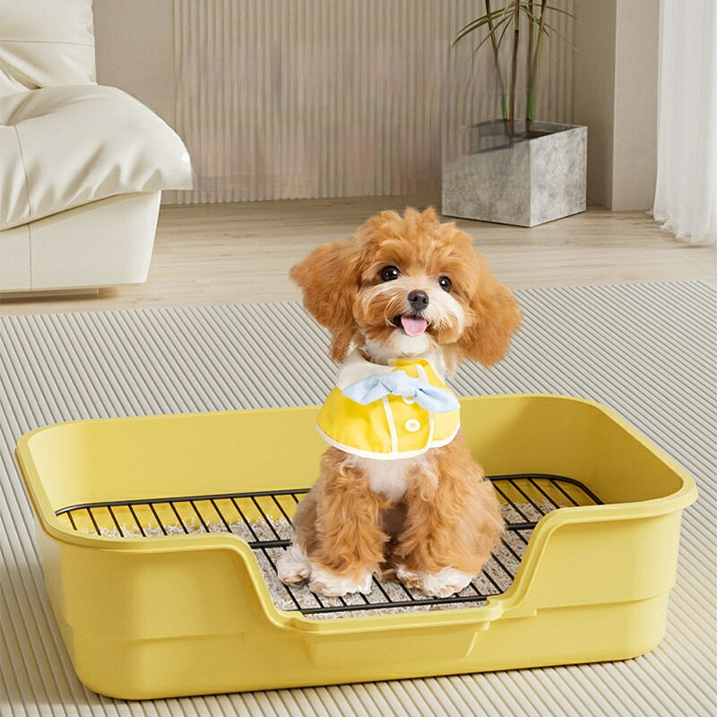 【品番】犬用トイレ【素材】PP【滑り止め設計】安定性強化構造【対応犬種サイズ】中型犬【サイズ】長さ61cm