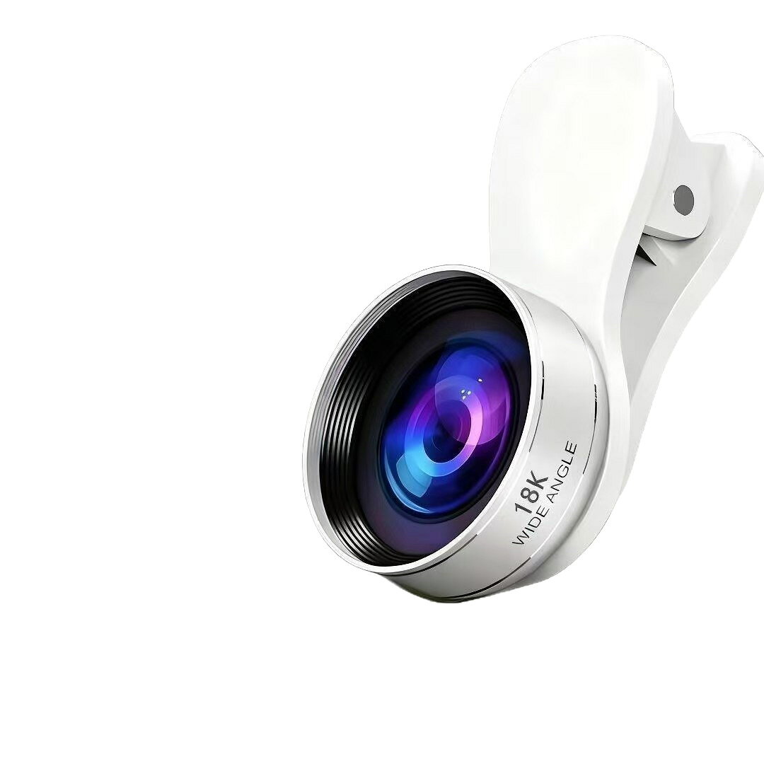 【仕様】対応機種：ほぼ全機種スマホ対応レンズ：多層コーティング光学レンズコーナー: 120付属品：クリップ、専用収納ポーチ素材：アルミ合金ボディ、光学ガラスレンズ重量：約 35gクリップ式でスマホに挟むだけで簡単に装着可能。120 超広角で広大な景色を一気に収め、レンズ歪曲や暗角を抑え鮮明な画像を実現。多層コーティングレンズにより色彩再現性に優れます。小型軽量で専用収納ポーチ付きなので携帯に便利です。旅行お出かけ時の撮影におすすめです。