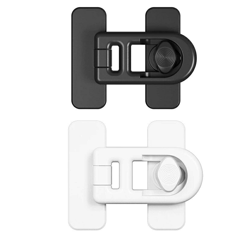 cliosiの2個セット 冷蔵庫ドアロック 冷蔵庫用 ドアストッパー ベビーガード 引き出しロック 赤ちゃん用 子供 認知症 安全ロック いたずら防止 指はさみ防止 地震対策｜アングル3