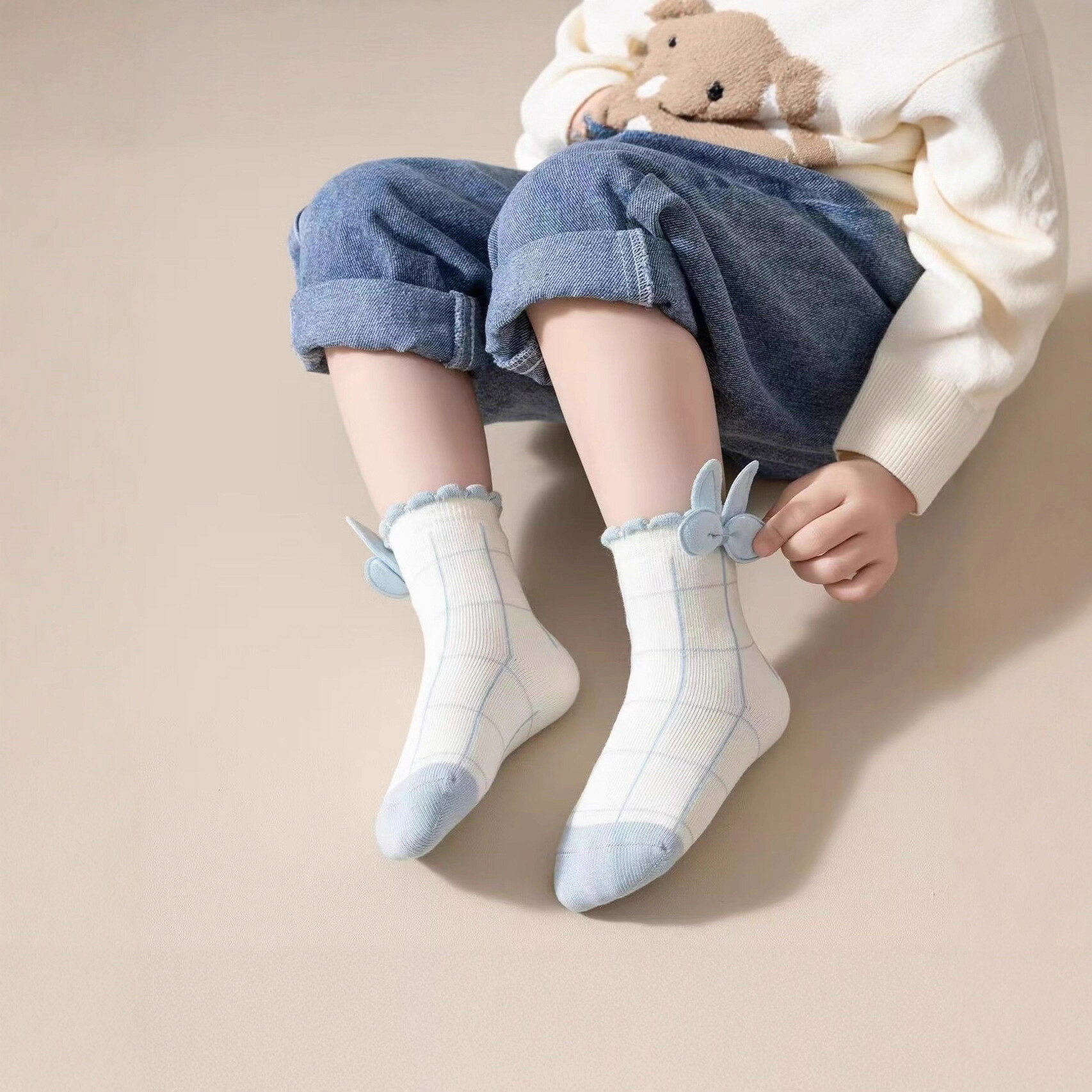 ソックス 靴下 5足セット レースリボンソックス キッズ 女の子ソックス 子供 赤ち...