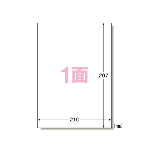 エーワン ラベルシールキレイにはがせるA4 1面 31250 - メール便発送