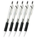 【1000円以上お買い上げで送料無料♪】三菱鉛筆 ジェットストリーム 油性ボールペン 0.5mm 黒 SXN15005.24 5個セット - メール便発送