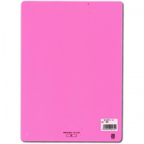 【1000円以上お買い上げで送料無料♪】イカリボシ 下敷 A4サイズ 塩ビ(PVC) ピンク M-20P - メール便発送のサムネイル