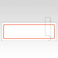 【1000円以上お買い上げで送料無料♪】ニチバン マイタックラミネートラベル 赤枠 ML-213R アカワク - ..