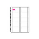 【1000円以上お買い上げで送料無料♪】セキセイ ネームカード補充用ポケット 横 - メール便発送