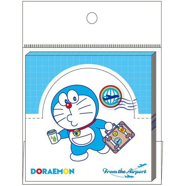 Rakuten - 【1000円以上お買い上げで送料無料♪】ドラえもん ポップアップメモ A柄 9×9cm 100枚綴り From the Airport 空港 飛行機 旅行 かわいい ショウワノート - メール便発送