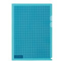 【1000円以上お買い上げで送料無料♪】プラス カモフラージュホルダー A4サイズ 5枚入 ライトブルー - メール便発送