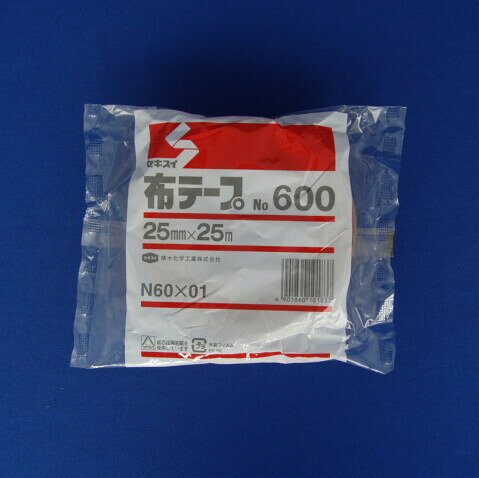 【1000円以上お買い上げで送料無料♪】積水化学 布テープNO.600 25X25m NO.600 25X25 - メール便発送