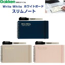 【1000円以上お買い上げで送料無料♪】Write White ホワイトボード スリムノート マーカー付 ドット方眼 無地 PC 省スペース テレワーク - メール便発送 1