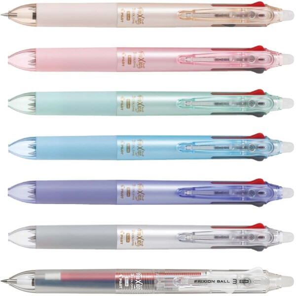 【1000円以上お買い上げで送料無料♪】フリクションボール3スリム 0.38mm 3色 ゲルインキボールペン こすると消える パイロット - メール便発送 clipps-10047375 Clips クリップス サンプル画像2