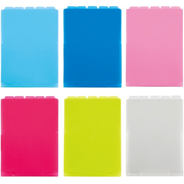 【1000円以上お買い上げで送料無料♪】セキセイ アクティフ 5インデックスフォルダー A4 縦・タテ クリアファイル 宿題プリントの整理に ランドセル - メール便発送