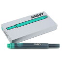 【1000円以上お買い上げで送料無料♪】LAMY ラミー 万年筆 カートリッジインク グリーン 5本入 LT10GR - メール便発送