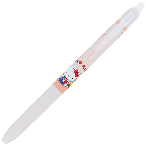 【1000円以上お買い上げで送料無料♪】ハローキティ フリクション Waai ワーイ 水性ボールペン 0.5mm インキ色/ドライピーチ こすると消える サンスター文具 - メール便発送