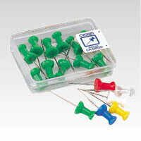 【1000円以上お買い上げで送料無料♪】クラウン ダルマロング画鋲 11本 赤 CR-GB150-R - メール便発送