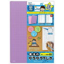 【1000円以上お買い上げで送料無料♪】レイメイ藤井 下敷き 魔法のザラザラ下じき 0.3mmドット加工 B5 バイオレット 小学生 中学生 学習 入学 進級 - メール便発送
