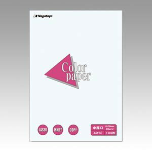 【1000円以上お買い上げで送料無料♪】長門屋商店 カラーペーパー A4 中厚口 100P 白 ナ-3201 - メール..