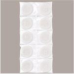 【送料無料】ミツヤ カラーマグネット MR-40 白 40mm 10個 - メール便発送