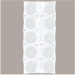 【1000円以上お買い上げで送料無料♪】ミツヤ カラーマグネット MR-30 白 30mm 10個 - メール便発送