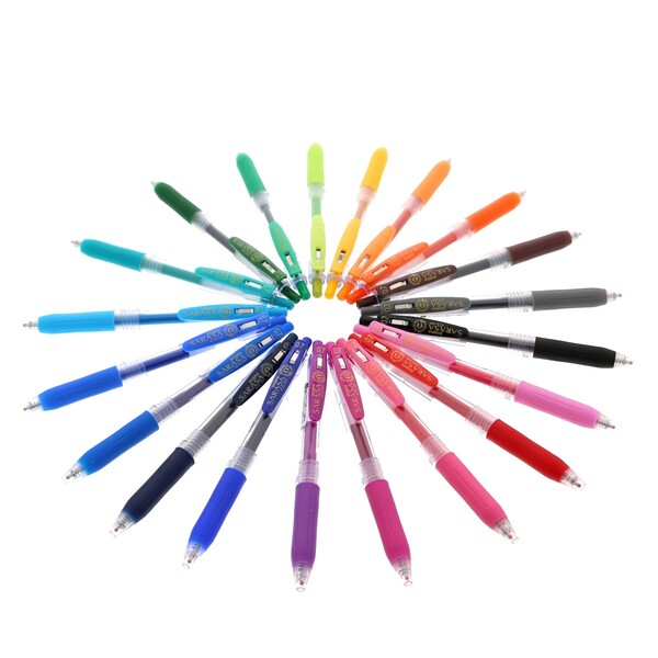 ボールペン（2000円程度） 【送料無料】ゼブラ サラサクリップ 0.7mm 20色 全色 セット ジェルボールペン SARASA - メール便発送