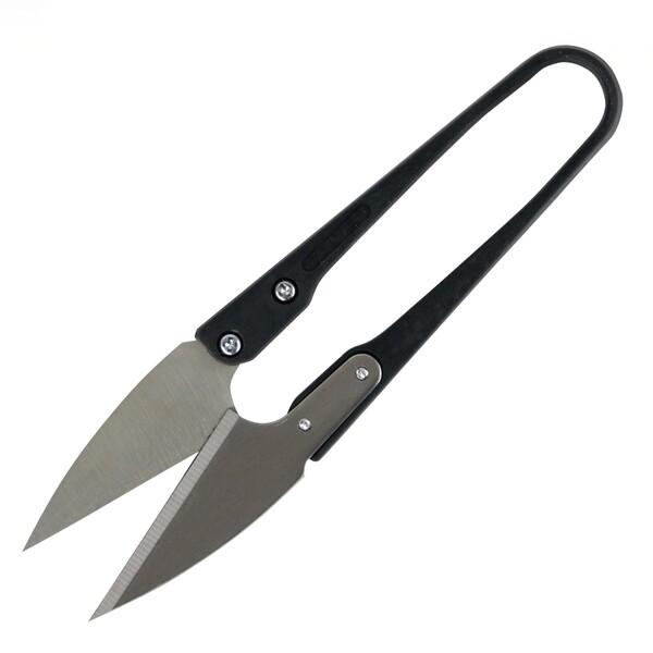 【送料無料】糸切はさみ シルバー 銀刃 10.5cm サビに強い シャープな切れ味 裁縫道具 クロバー - メー..