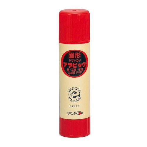 【1000円以上お買い上げで送料無料♪】ヤマト スティックのり 固形アラビック 35g - メール便発送