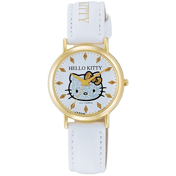 商品名CITIZEN シチズン Q&Q 腕時計 ハローキティ説明「シチズン キューアンドキュー」は安価でありながら高品質な日本製の腕時計です。チープシチズンとも呼ばれ高い人気となっています。サンリオのキャラクター「ハローキティ」をデザインし、ベルトには、使い込むほど腕に馴染む合皮を使用。キャリバーNo: 2036重量: 21.5g厚み: 8.9mmケース: 亜鉛合金 金色めっきバンド: 合成皮革裏ぶた: ステンレス風防: ミネラルガラス(球面)時間精度: 平均月差±20秒品番0009N003この商品について 必ずご確認ください配送についてメール便での配送になります。→ご利用の際は必ずお読みください 送料について ご注文合計額が￥1000 (税込)以上で、全国一律『送料無料』です。 →詳細はこちら返品→返品・交換・キャンセルについて※メール便は、日時指定、代金引換、ギフトラッピング・熨斗サービスに対応しておりません。