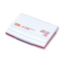 【送料無料】マックス スタンプ台 瞬乾スタンプ 小型 赤 SA-102SEカミバコ SA90242 - メール便発送