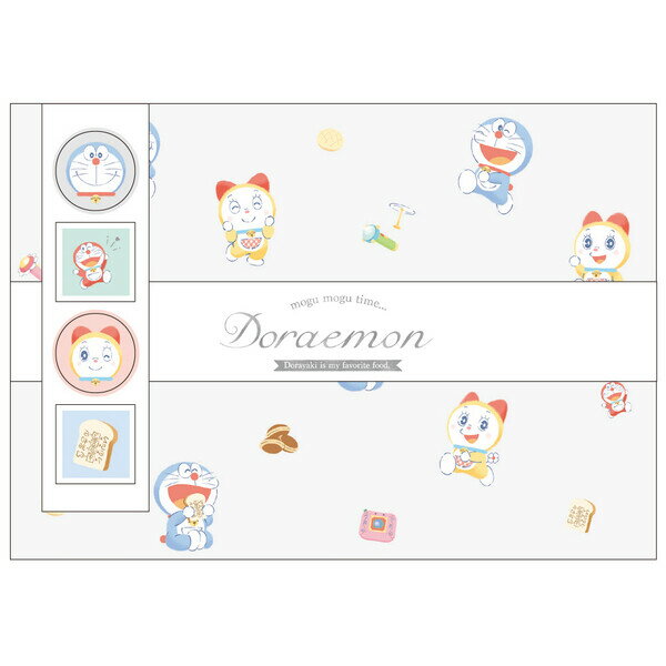 【1000円以上お買い上げで送料無料♪】ドラえもん レターセット 便箋8枚 封筒4枚 シール付 手紙 ドラミ ひみつ道具 かわいい カミオジャパン - メール便発送