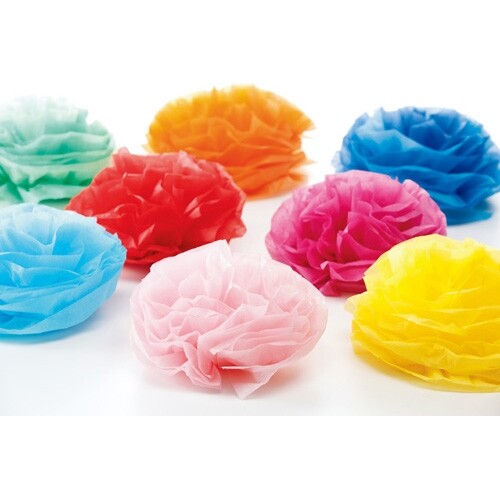 【1000円以上お買い上げで送料無料♪】[全20色] 合鹿製紙 お花紙 おはながみ 五色鶴 単色 500枚入 - メール便発送