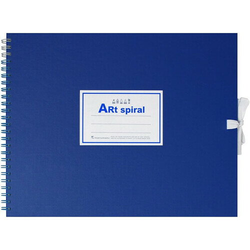 【送料無料】マルマン スケッチブック F3 アートスパイラル 画用紙 厚口 ブルー 24枚 S313-02 - メール..