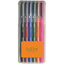 【送料無料】LePen ルペン ジャーナリングマーカー 6色 Aセット ブラック/レッド/ブルー/グリーン/オレンジ/ピンク 0.3mm 水性 - メール便発送
