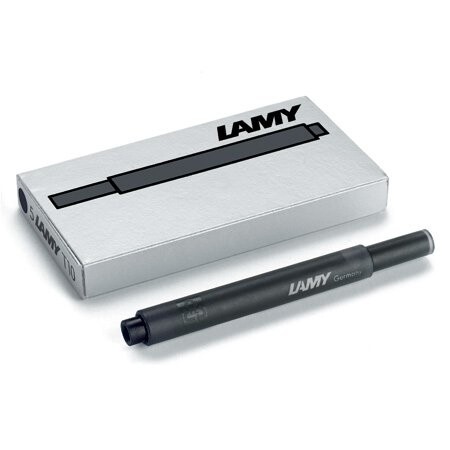【1000円以上お買い上げで送料無料♪】LAMY ラミー 万年筆 カートリッジインク ブラック 5本入 LT10BK - メール便発送 1