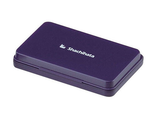 【送料無料】シャチハタ スタンプ台 中型 紫 HGN-2-V - メール便発送