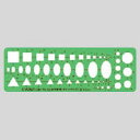 【1000円以上お買い上げで送料無料♪】クラウン テンプレート CR-TN531-G - メール便発送