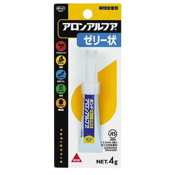 【1000円以上お買い上げで送料無料♪】コクヨ 接着剤 アロンアルファ ゼリー状 4g - メール便発送