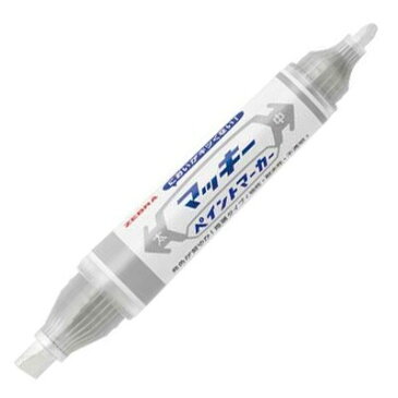 【送料無料】ゼブラ マッキー ペイントマーカー 銀 中字・太字 YYT20-S 10本セット - メール便発送