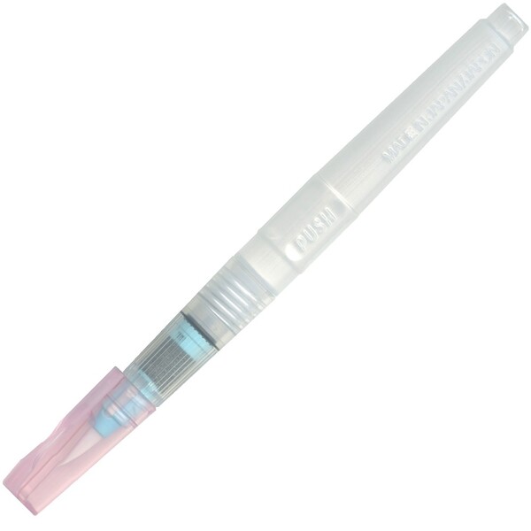 【1000円以上お買い上げで送料無料♪】呉竹 水書筆ぺん mini中字 コンパクト 書道 習字 練習 - メール便発送