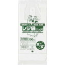 【1000円以上お買い上げで送料無料♪】レジ袋 無着色半透明 省資源 関東12号/関西30号 100枚入 ジャパックス - メール便発送