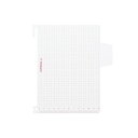 【1000円以上お買い上げで送料無料♪】デルフォニックス ロルバーン ポケット付メモ L用 下敷き レッド - メール便発送