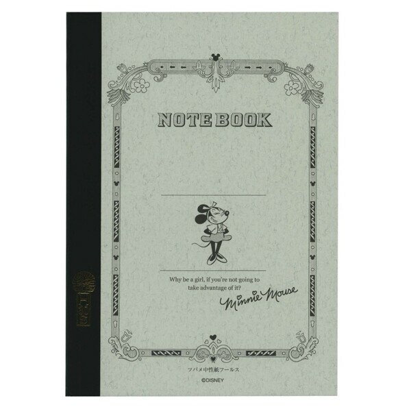 【1000円以上お買い上げで送料無料♪】ツバメノート 【ミニーマウス】 [A5/7ミリ横罫] (ディズニー/大学ノート) - メール便発送