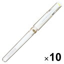【送料無料】10本まとめ買い 三菱鉛筆 ボールペン ユニボール シグノ 太字 1.0mm ホワイト UM153.1 - メール便発送