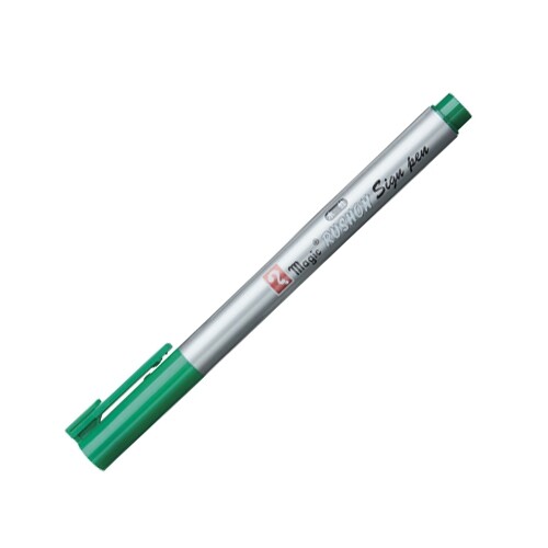 【1000円以上お買い上げで送料無料♪】寺西化学 ラッション サインペン 緑 - メール便発送