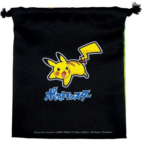 【1000円以上お買い上げで送料無料♪】ティーズファクトリー 2P巾着セット ポケットモンスター クール 女の子 男の子 新学期 入学 進級 - メール便発送