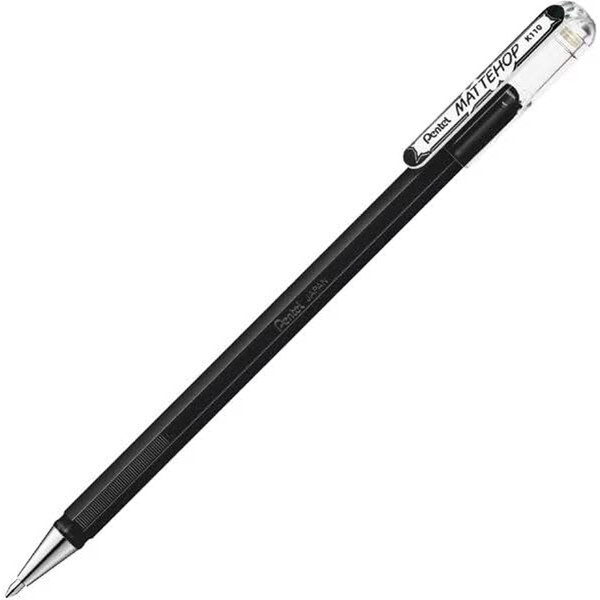 樂天商城 - 【1000円以上お買い上げで送料無料♪】ぺんてる ゲルインキボールペン マットホップ 1.0mm ブラック K110-VA - メール便発送