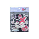 【1000円以上お買い上げで送料無料♪】サンリオキャラクター シール グリッターシール New Life Collection マイメロディ&クロミ サンスター文具 - メール便発送