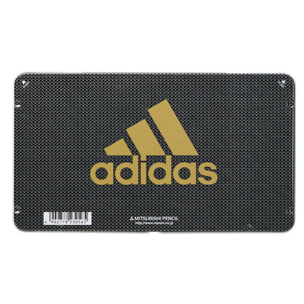 【送料無料】adidas アディダス 色鉛筆 12色セット 黒金 かっこいい 新学期 進級 小学校 丸軸 女の子 男の子 お絵描き 三菱鉛筆 - メール便発送